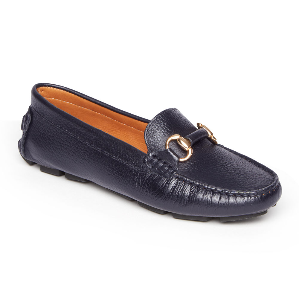 Rockport Womens Bayview Bit Keeper - Loafers Navy - WTB632071